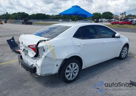 2016 Toyota Corolla Le z USA, uszkodzony, nr VIN 2T1BURHEXGC580388